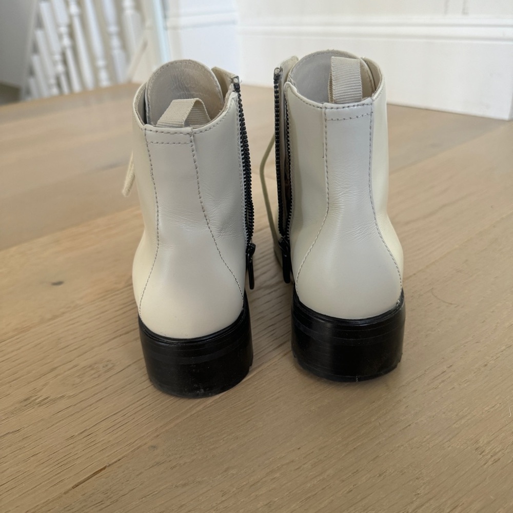 Everlane off-white moto combat boots - Picture 6 of 6